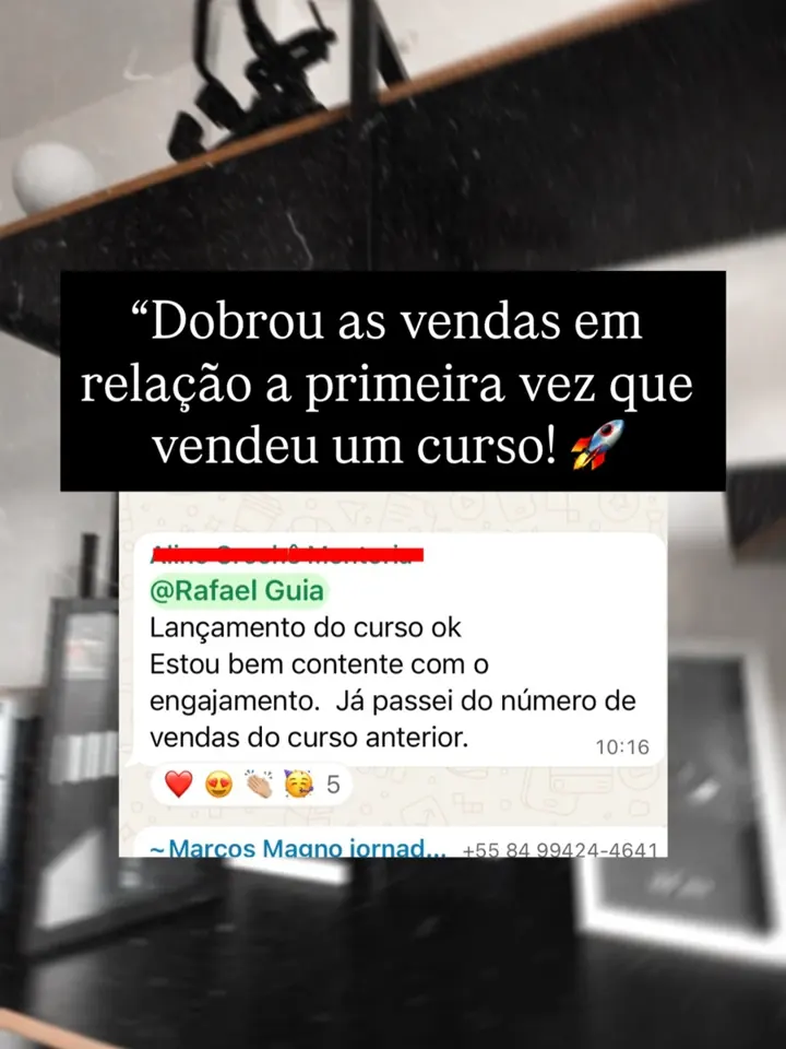 Depoimento 6 de aluno de Rafael Guia